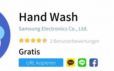 Selbst für das Händewaschen gibt es eine App