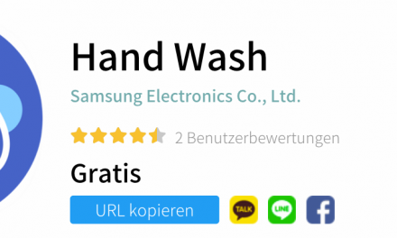 Selbst für das Händewaschen gibt es eine App