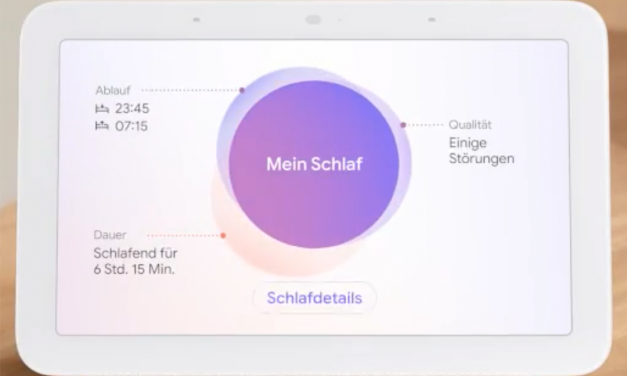 Schlaftracking mit Google Nest Hub